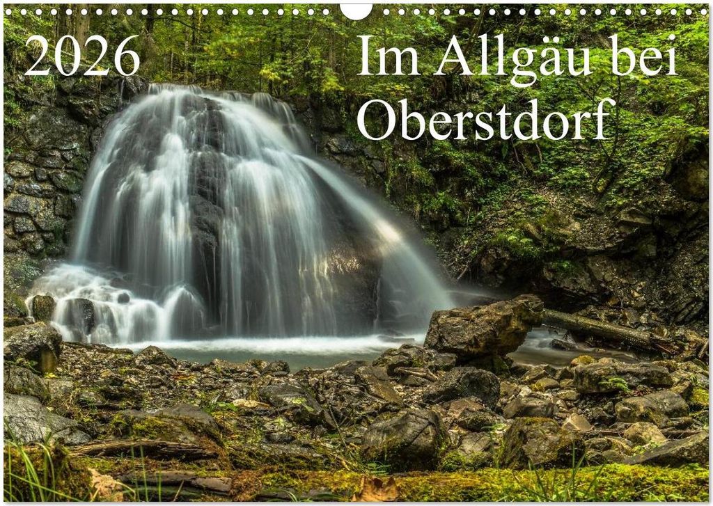 Im Allgäu bei Oberstdorf (Wandkalender 2026 DIN A3 quer), CALVENDO Monatskalender