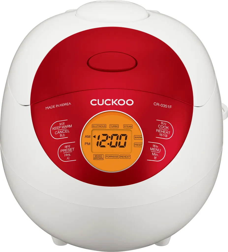 Fini le Riz Brûlé avec le Cuiseur Cuckoo CR-0351F à Technologie de Chauffe 3D