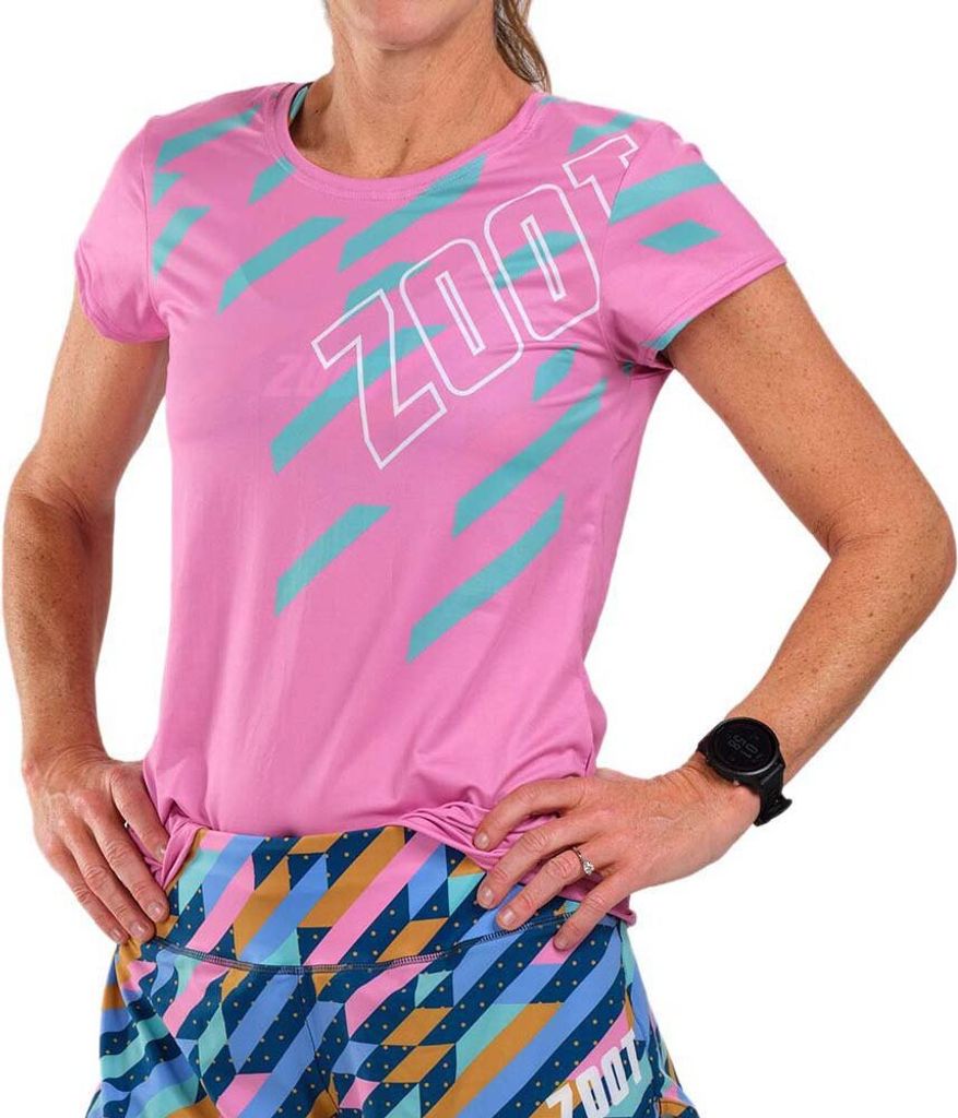 Zoot Ltd Run Kurzarm-t-shirt Rosa M Frau Rosa M