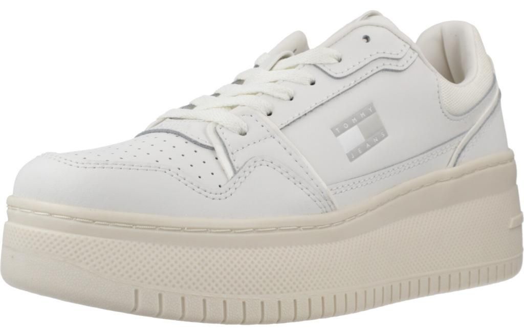 TOMMY JEANS TJW RETRO BASKET FLATFOR Weiß Produktbild 