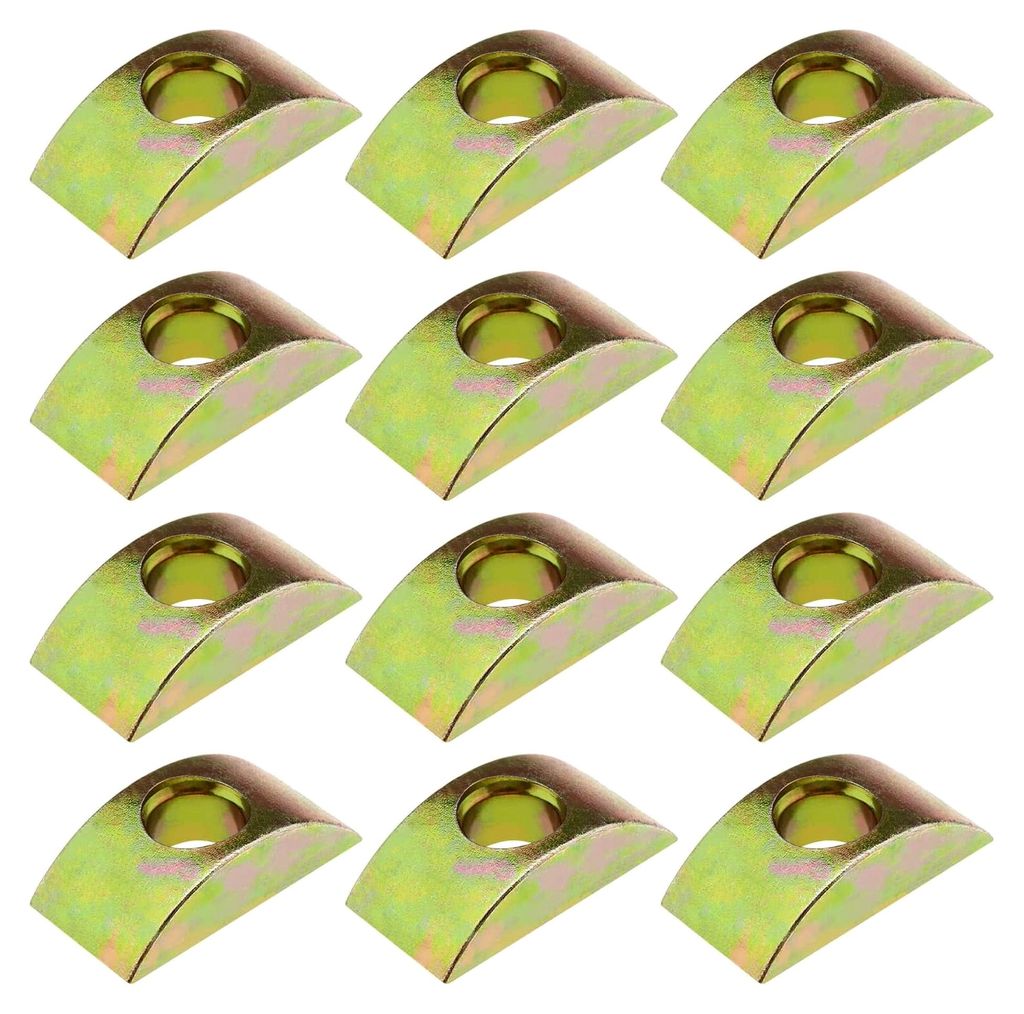 40 Stück Halbmondmuttern für Möbelverbindungen, Distanzscheiben für Bettrahmen, Kleiderschränke, Tische und Etagenbetten, M8, 8 mm Lochdurchme...