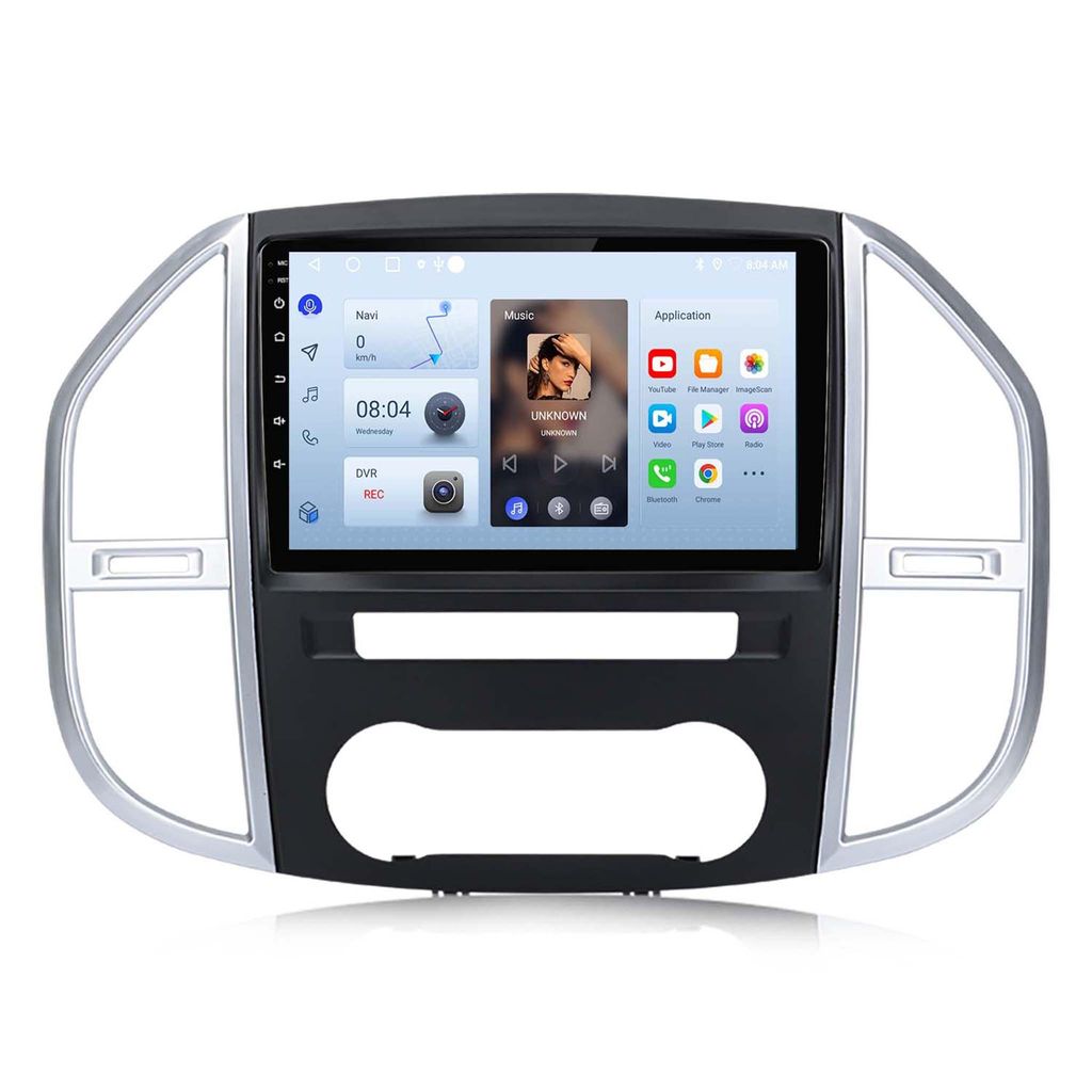 10''Andriod 15 Autoradio Carplay Andriod Auto Für Mercedes Benz Vito 3 W447 2014-2020 GPS Navi WIFI Bluetooth FM RDS SWC DSP 2Din 4Kern 2+32GB USB