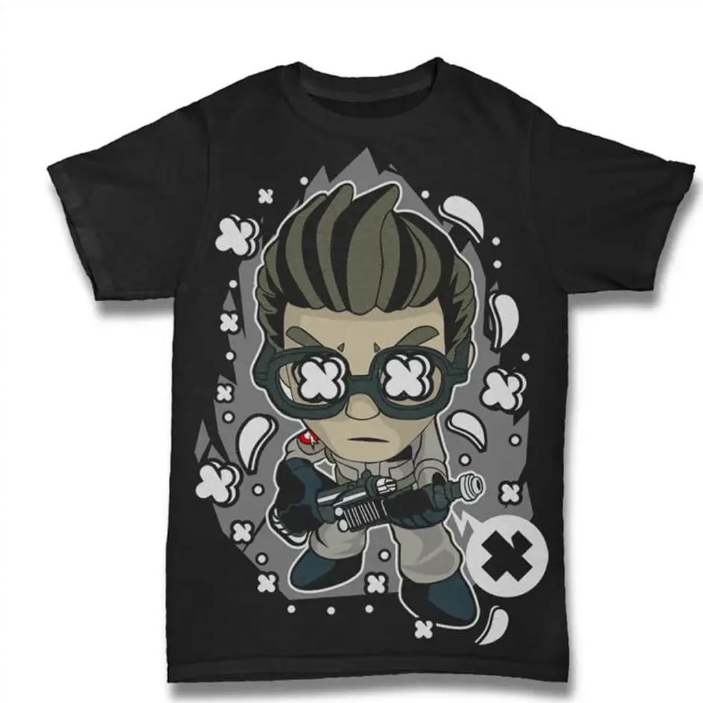 Herren Grafik T-Shirt Animierte fiktive Comic-Figur – Animated Comic Fictional Character – Öko-Verantwortlich Vintage Jahrgang Kurzarm Lustige...