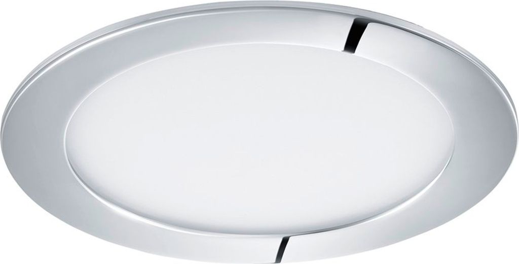Eglo LED Einbauleuchte Badleuchte Style Fueva 1 Chrom rund Ø17cm IP44 10,9W 1200lm Warmweiß 3000K