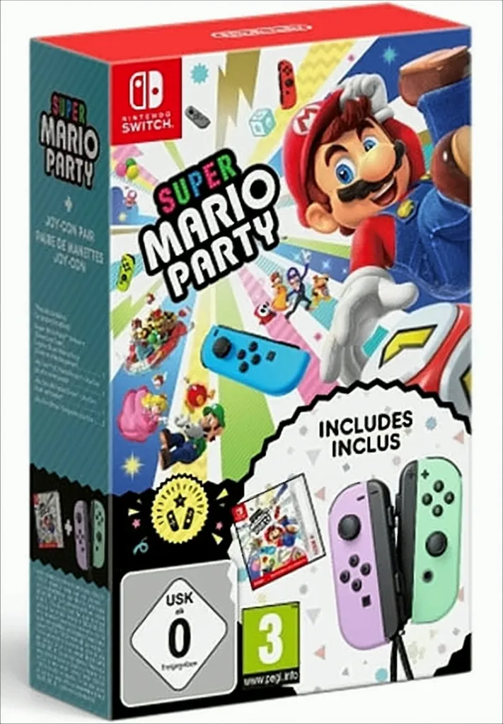 Jouez à 4 Directement : Super Mario Party + Pack de Joy-Con Switch - 3