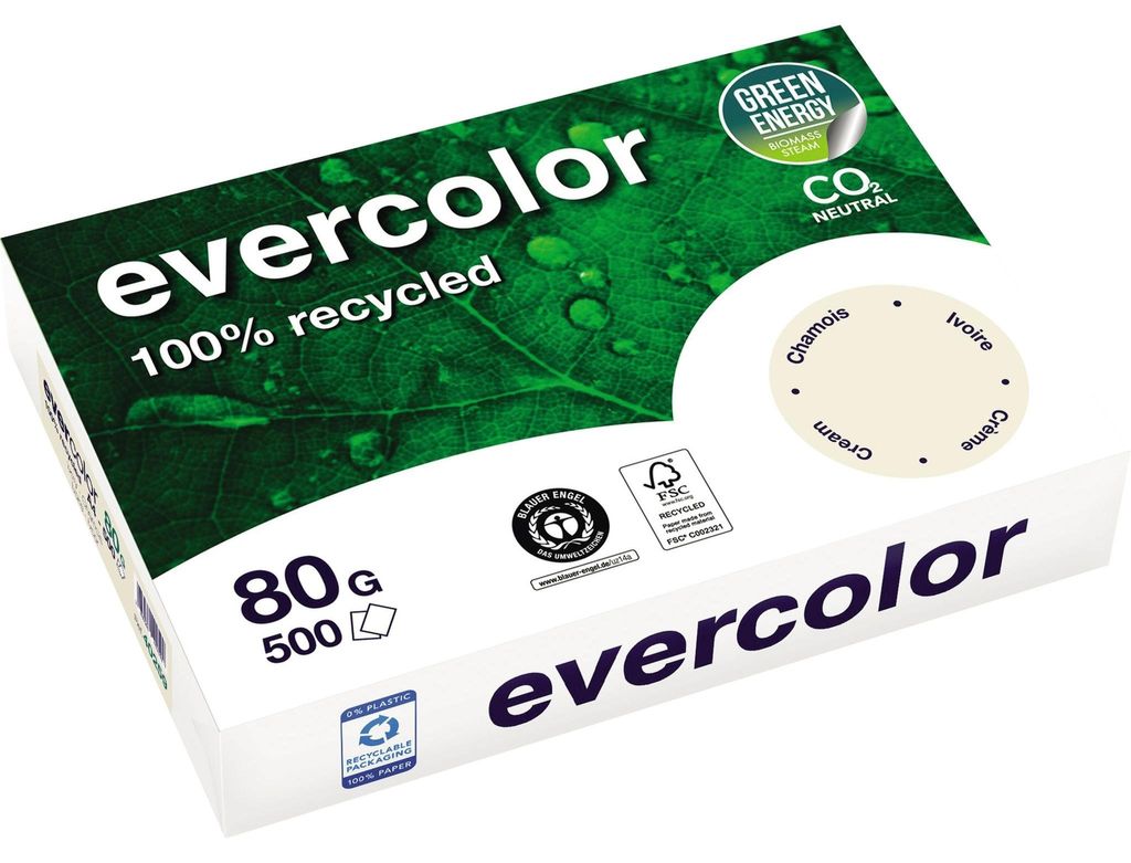 Exacompta Clairefontaine Evercolor - Elfenbein - A4 (210 x Produktbild 
