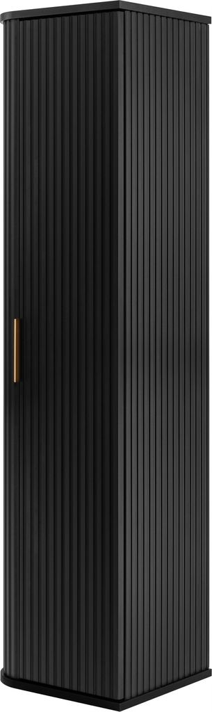 RODAN | Hochschrank 139 cm - Schwarz - Badmöbel, Produktbild 3