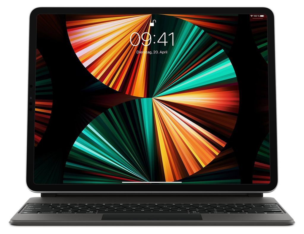 Apple Magic Keyboard iPad Pro 12.9 5.gen. czarna Wie Neu Zdjęcie produktu 
