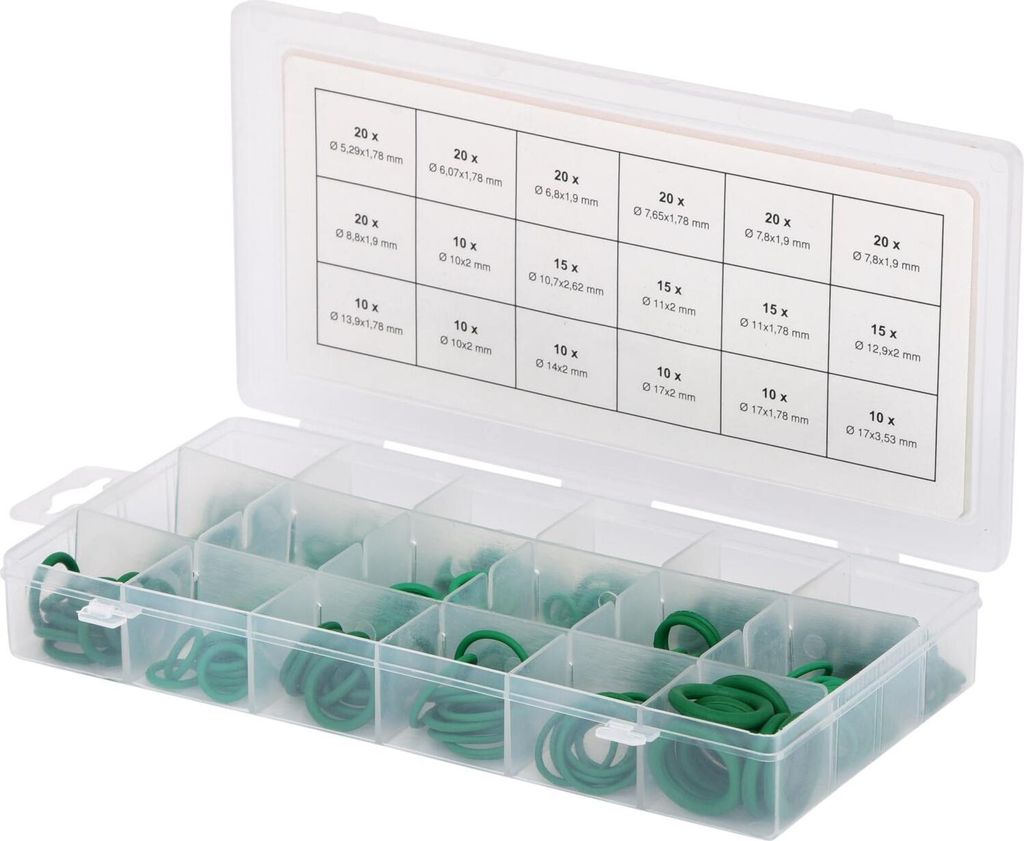 KS Tools Sortiment O-Ringe für Klima, HNBR, 270-tlg, 970.0340