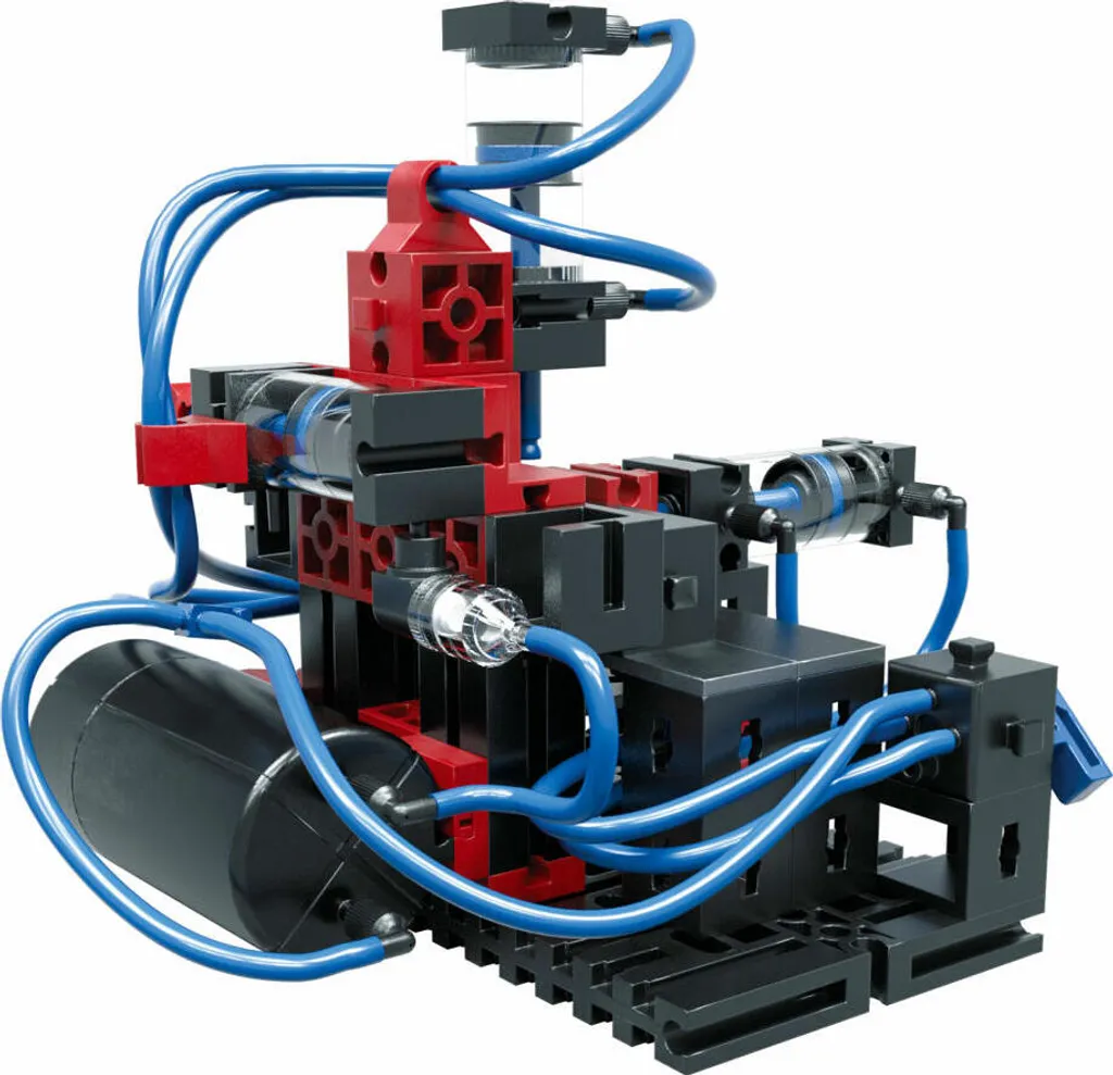 Kit Pneumatic Power fischertechnik avec Vérins et Compresseur Manuel - 14