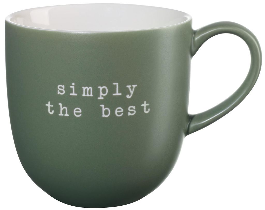 Tasse à café - Vert - New Bone China - 350 ml Image du produit 
