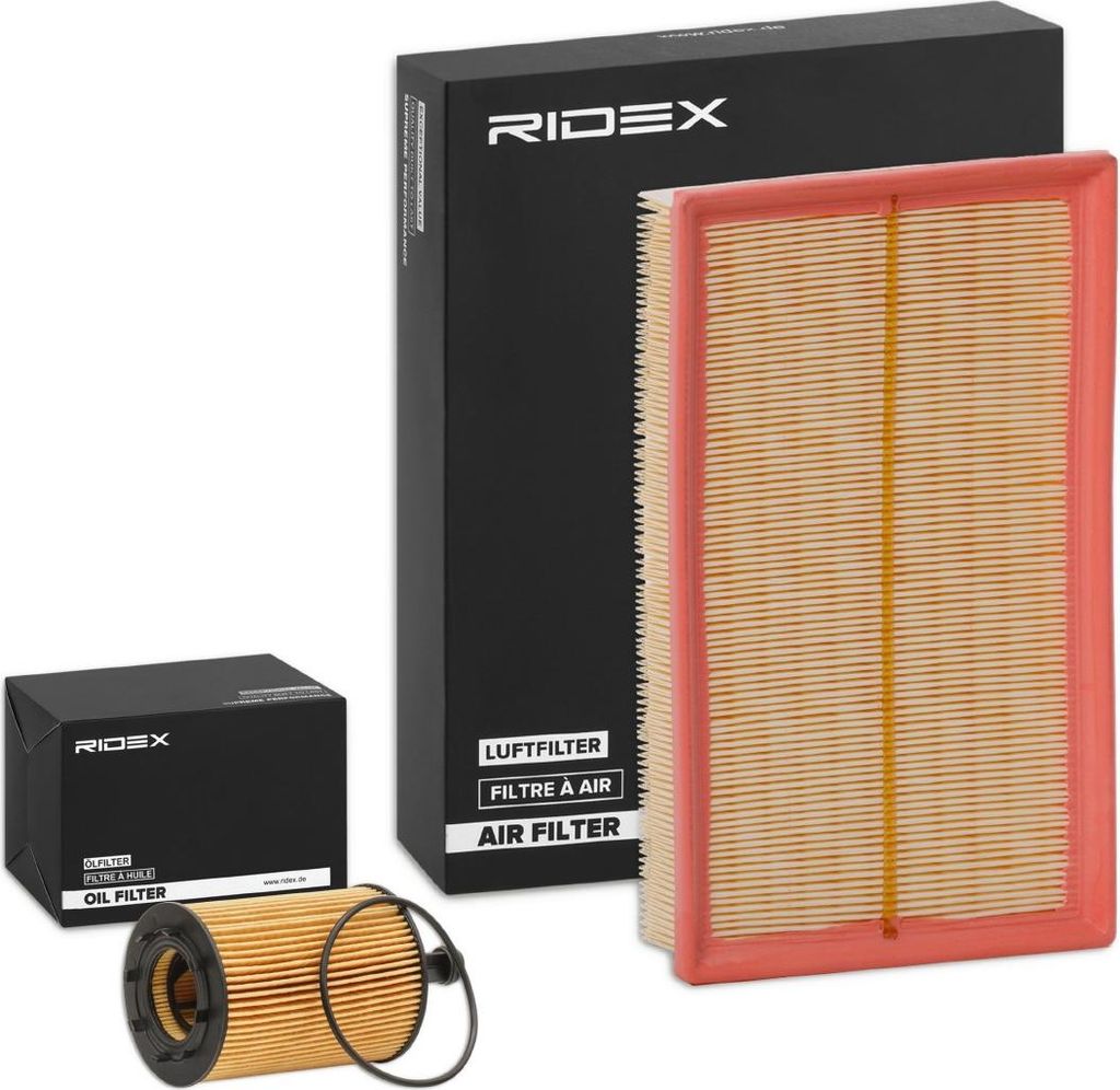 RIDEX Filterset Inspektionspaket Filtersatz für VW Golf IV Schrägheck (1J1) POLO (9N) Polo Schrägheck (6R1, 6C1) Passat Variant (3C5) GOLF PLUS
