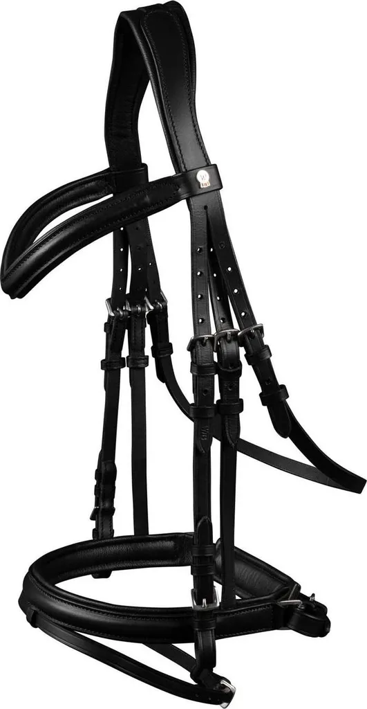 Bridon Stockholm Waldhausen X-Line en cuir de qualité avec muserolle
