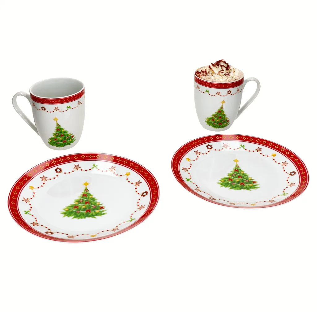 Vaisselle de Noël avec Étagère Gain de Place pour Table de Fêtes - 5