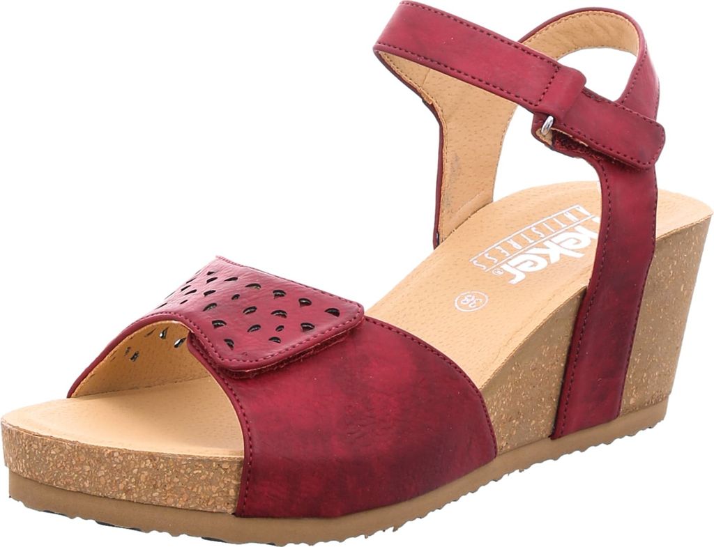 Rieker Damen Sandalen & Sandaletten rot Gr. 41