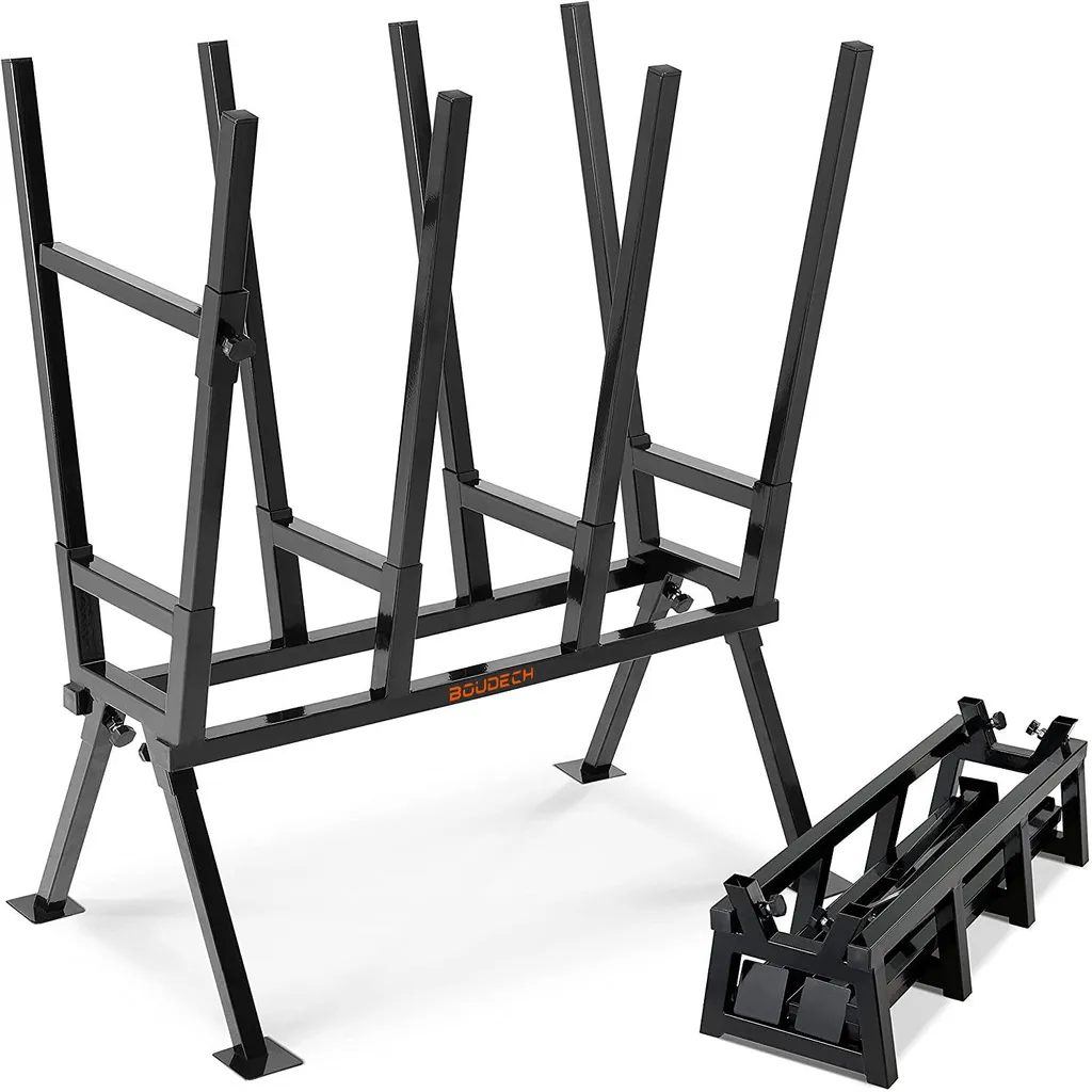 Fini le mal de dos avec ce chevalet de sciage pliable : Support robuste