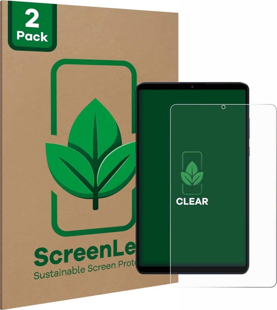 2x ScreenLeaf Schutzfolie für Xiaomi Redmi Pad SE 8.7 nachhaltiger Displayschutz Display Schutz Folie Klar Transparent