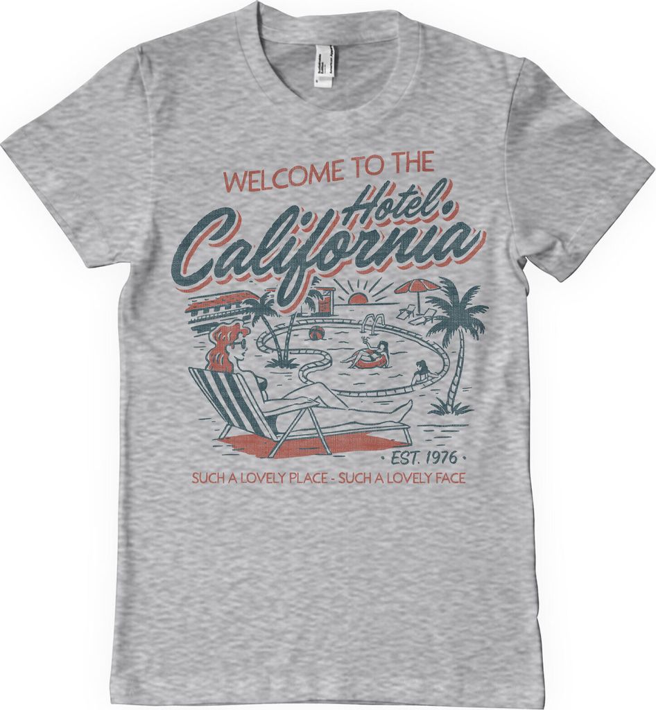 Hotel California T-Shirt - X-Large - HeatherGrey