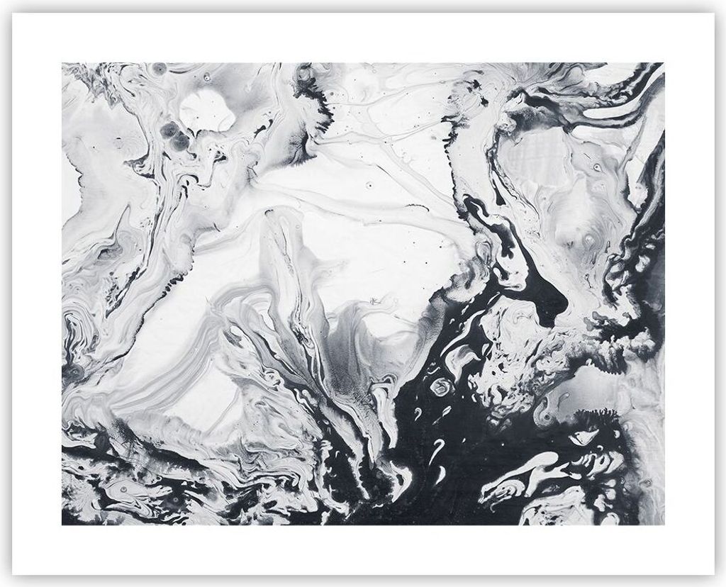 Poster - Poster ohne Rahmen - Abstraktion modern - 50x40 cm - Wand Bild - Wanddeko - Wandbilder - Kunstposter - Wandposter - Bilder - Kunstdruck - ...