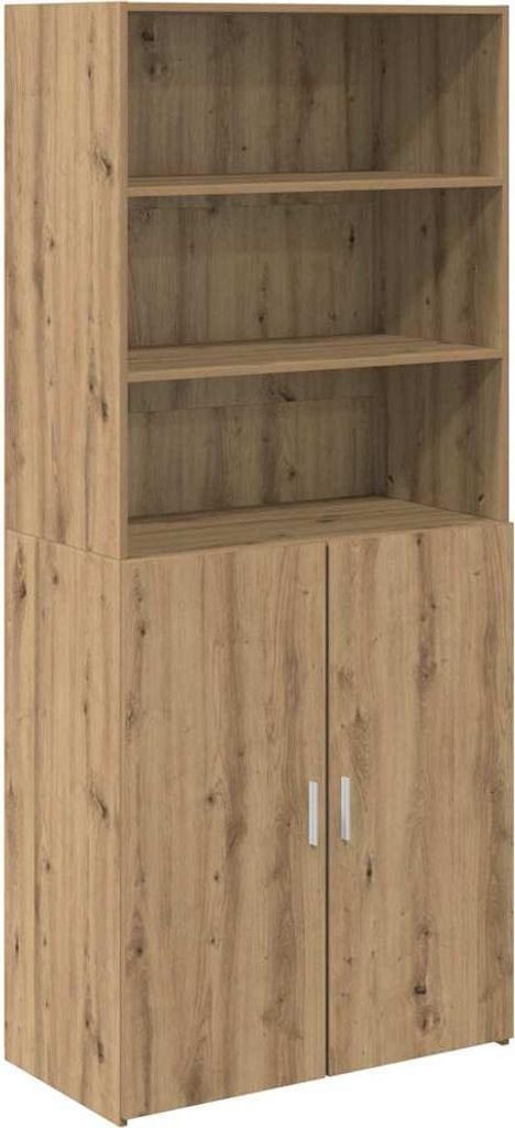 SYFAX Highboard Artisan-Eiche 80 x 42,5 x 185 cm Holzwerkstoff