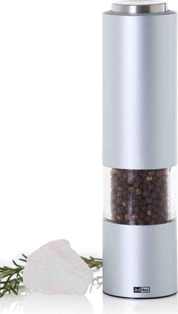 AdHoc EP95 elektrische Salzmühle oder Pfeffermühle eMill.3 Light Blue, Kunststoff | Edelstahl