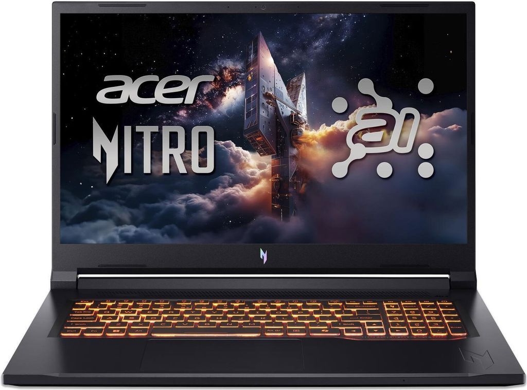 ACER Nitro V17 (ANV17-41-R1PD), 17,3 Zoll, FHD, IPS, 144Hz, AMD Ryzen 7 260, 32 GB, 1 TB SSD, RTX 5070