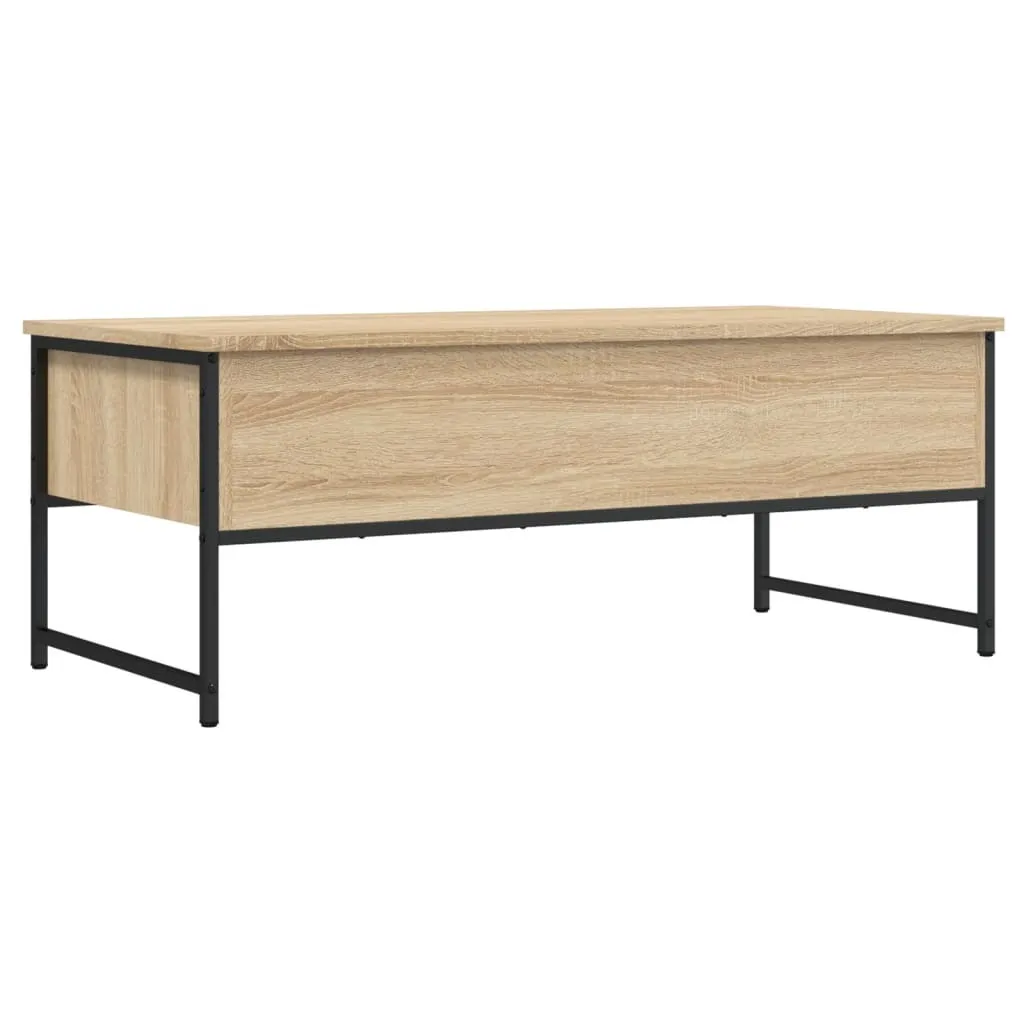 Tavolino SYFAX™ Rovere Sonoma 101cm - Montaggio Facile e Solido