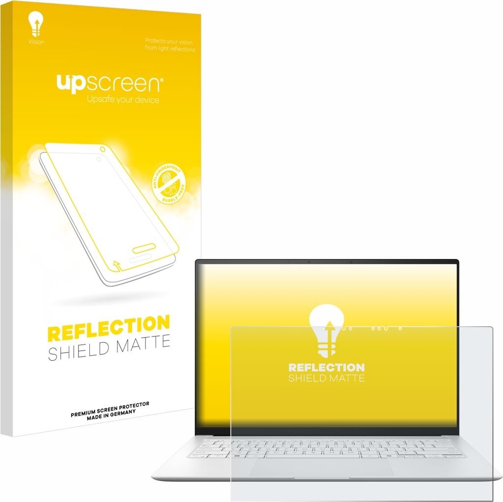 upscreen Schutzfolie für ASUS ZenBook S 14 UX5406 Displayschutz Displayschutzfolie Folie Matt Entspiegelungsfolie
