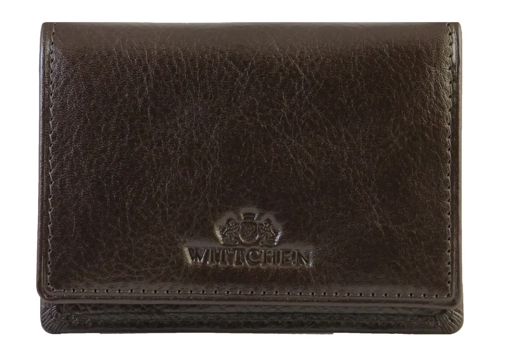 Custodia Porta Biglietti WITTCHEN Marrone Pelle Premium per Business