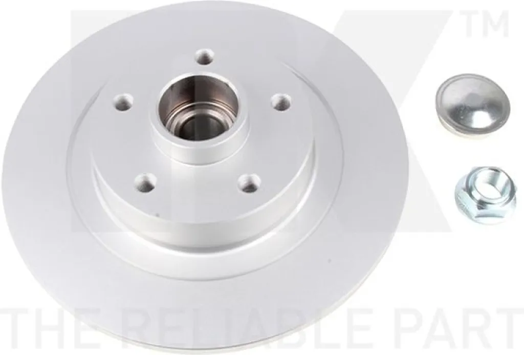 Jeu de 2 disques de frein 3139109 en fonte grise anti-vibrations