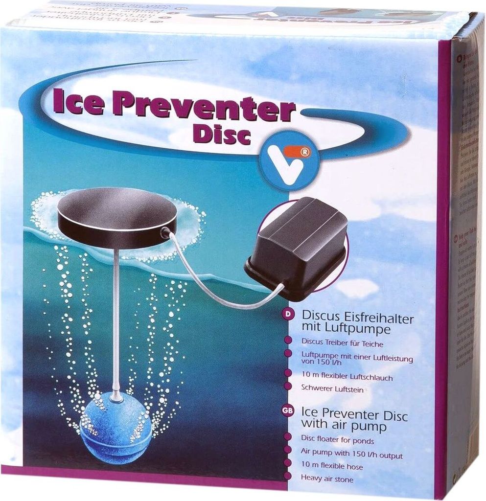 Support de glace Discus avec pompe à air 230V 150l/h Corps Image du produit 