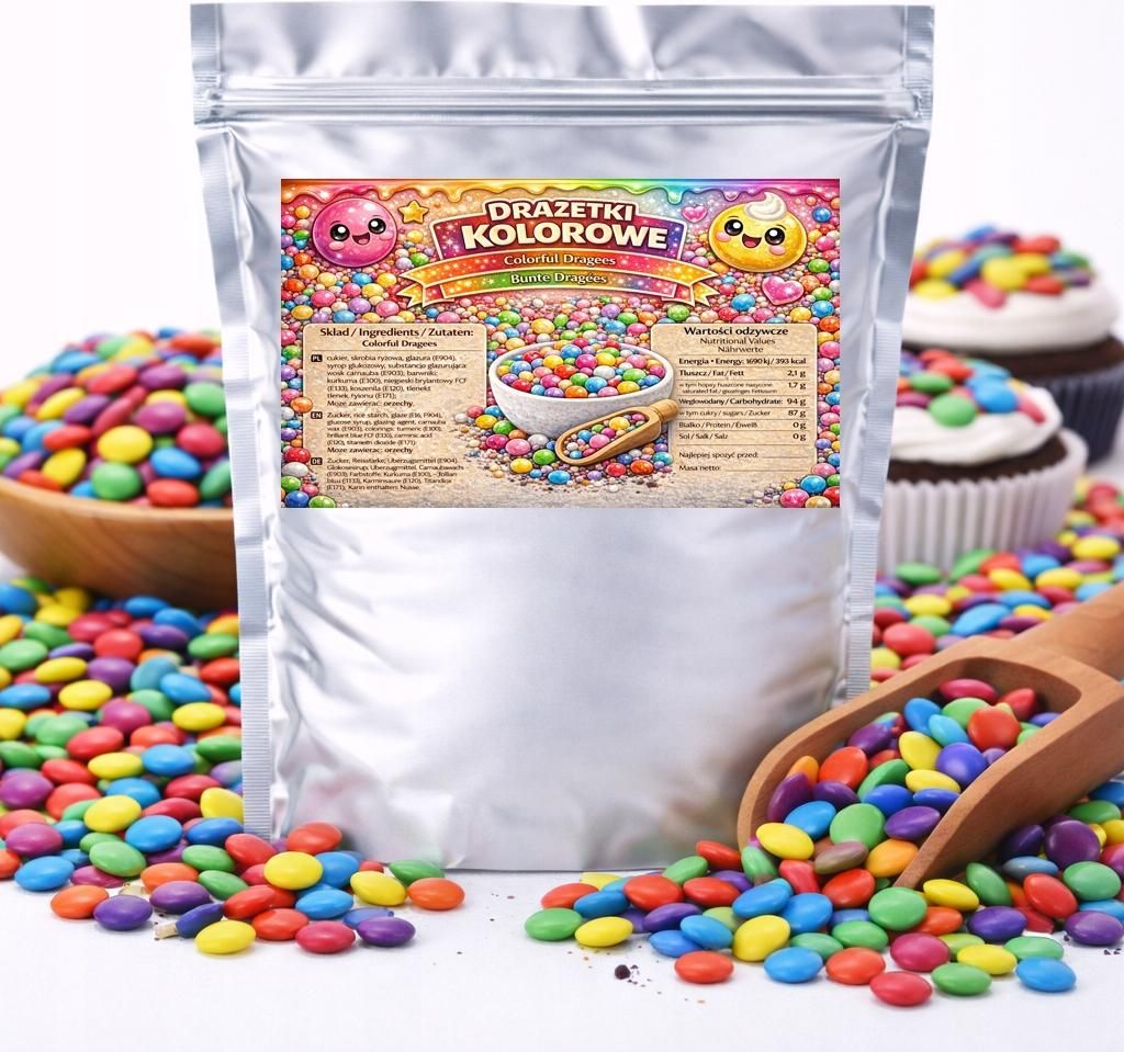 Dragee Sprinkles - Decorazione per dolci, muffin e dessert Immagine del prodotto 
