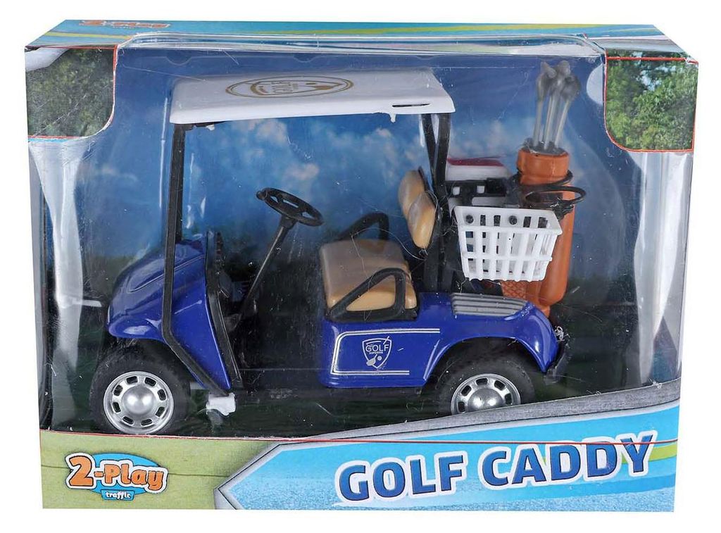 2-Play Golf-Caddy mit Golfschlägern