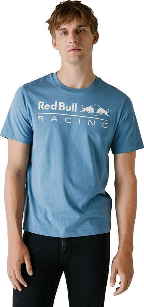 Red Bull Racing Team Logo Kurzarm-t-shirt Blau S Mann Blau S