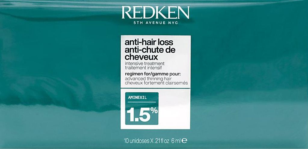 Redken Aminexil 1.5% Anti-Hair Loss Ampoules 10 Pack Image du produit 