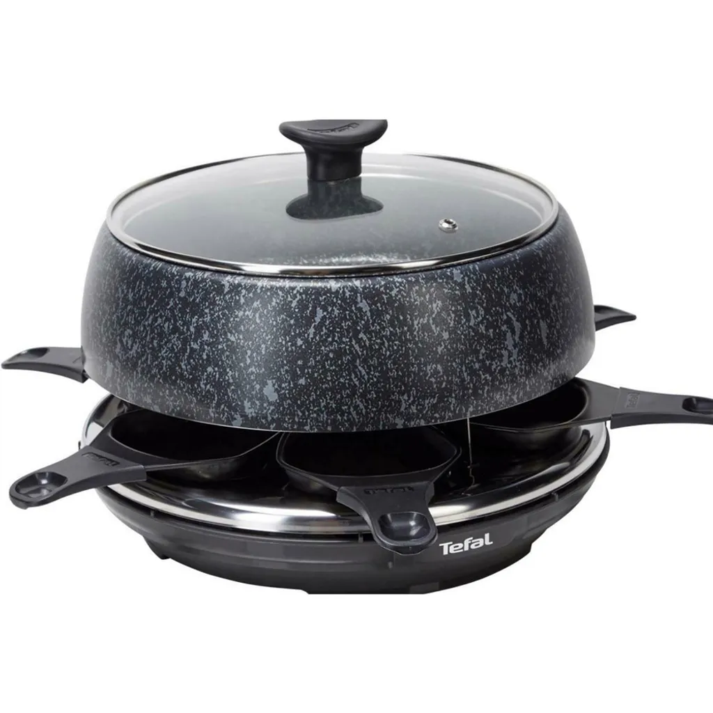 Set Raclette et Fondue TEFAL pour Soirées Conviviales : 6 Pers et 850W