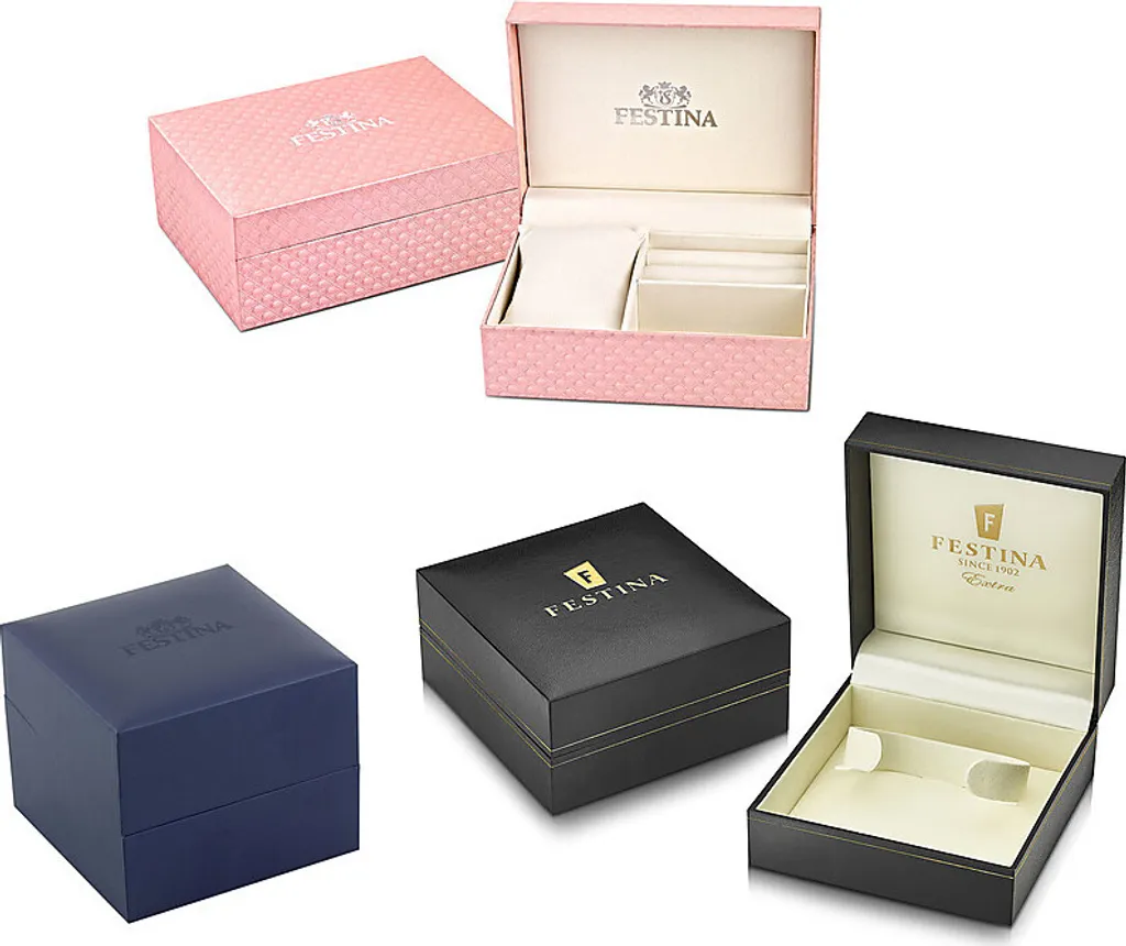 Festina Orologio Uomo F16476-1 Cronografo Classico in Pelle Nera - 5