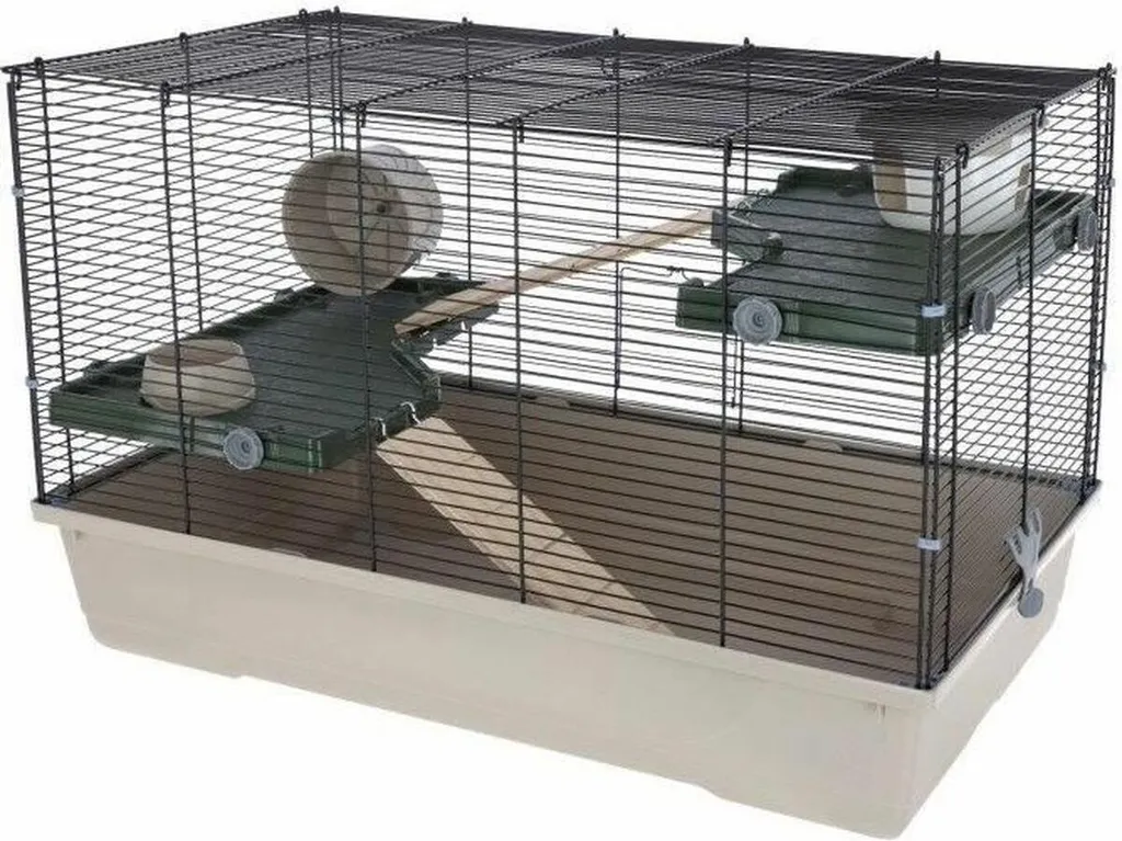 Cage pour Hamster Kerbl Métal Kit de 3 Pièces - Habitat Robuste et Fiable