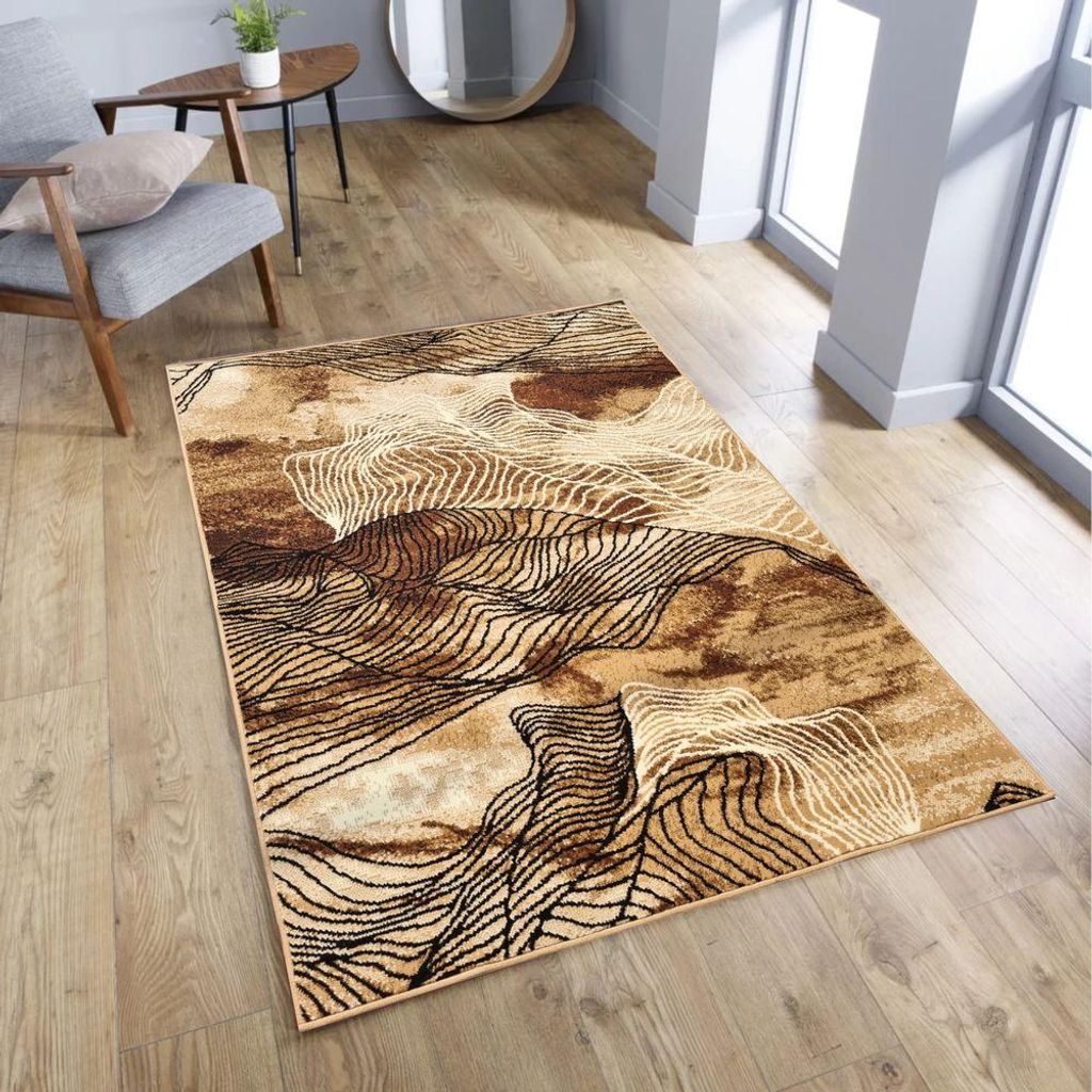 Moderner Stückteppich 70x130 cm LUKEN - beige