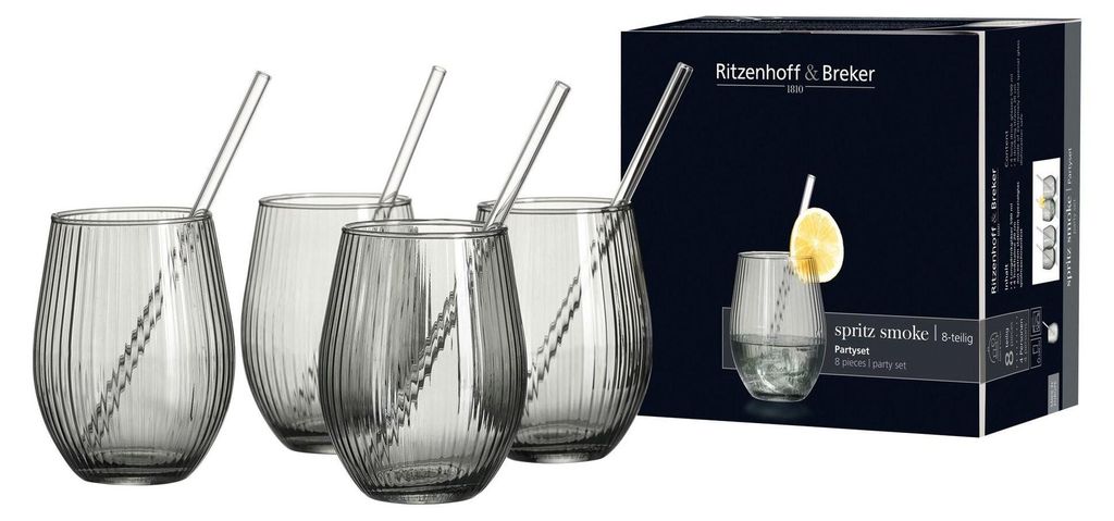 Partyset Spritz "Smoke" 8-teilig
