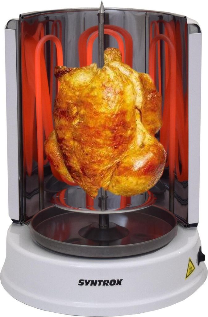 Syntrox Germany Dönergrill Asturien mit 6 Drehspießen – Produktbild 2