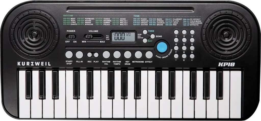 Clavier Kurzweil KP10 pour enfants : fini les jouets bruyants et fragiles