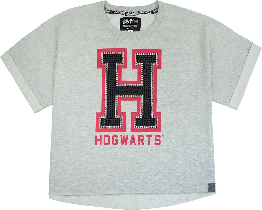 Harry Potter - "Alumni" kurzes T-Shirt für Damen NS5394 (XL) (Grau)