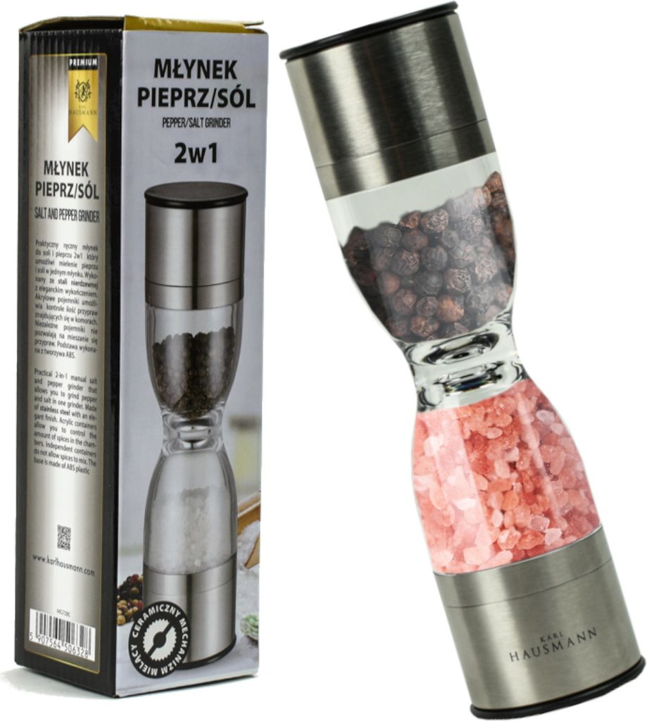 Mlynček na soľ a korenie Karl Hausmann 2v1, mlynček na soľ Obrázok produktu 