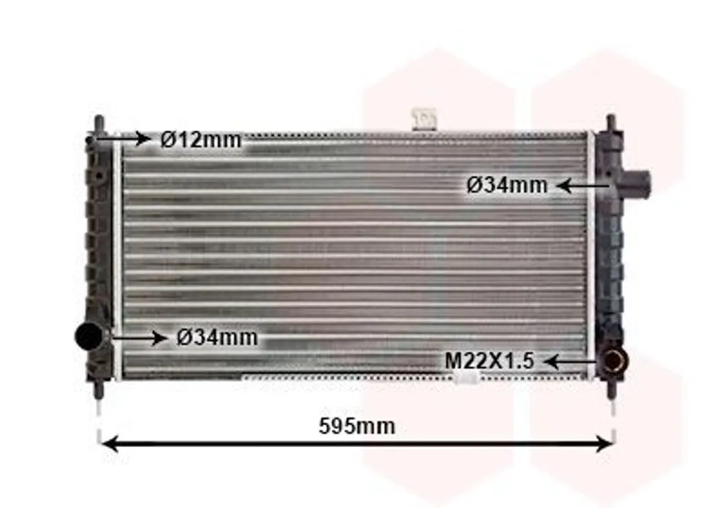 Évitez la surchauffe : Radiateur pour Opel Ascona C et Kadett D J82