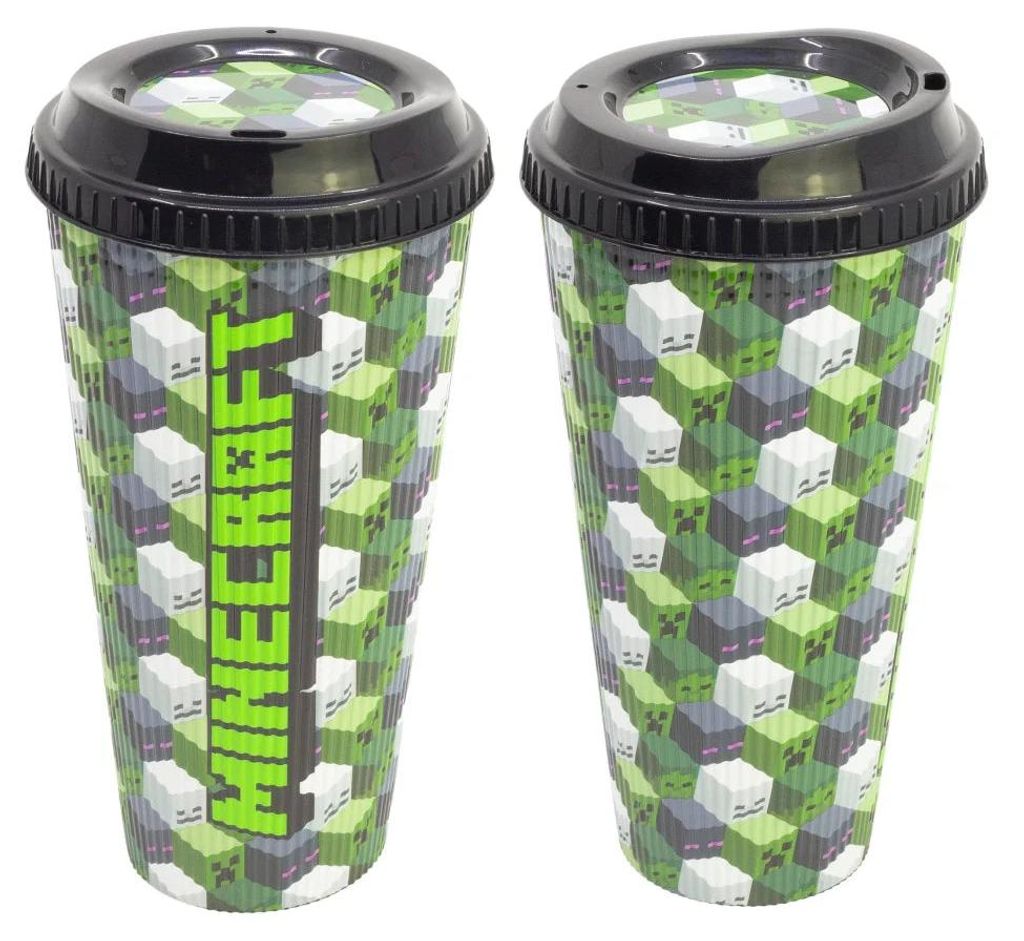 Minecraft Creeper Gamer XL Kaffeebecher Becher To-Go 790 ml