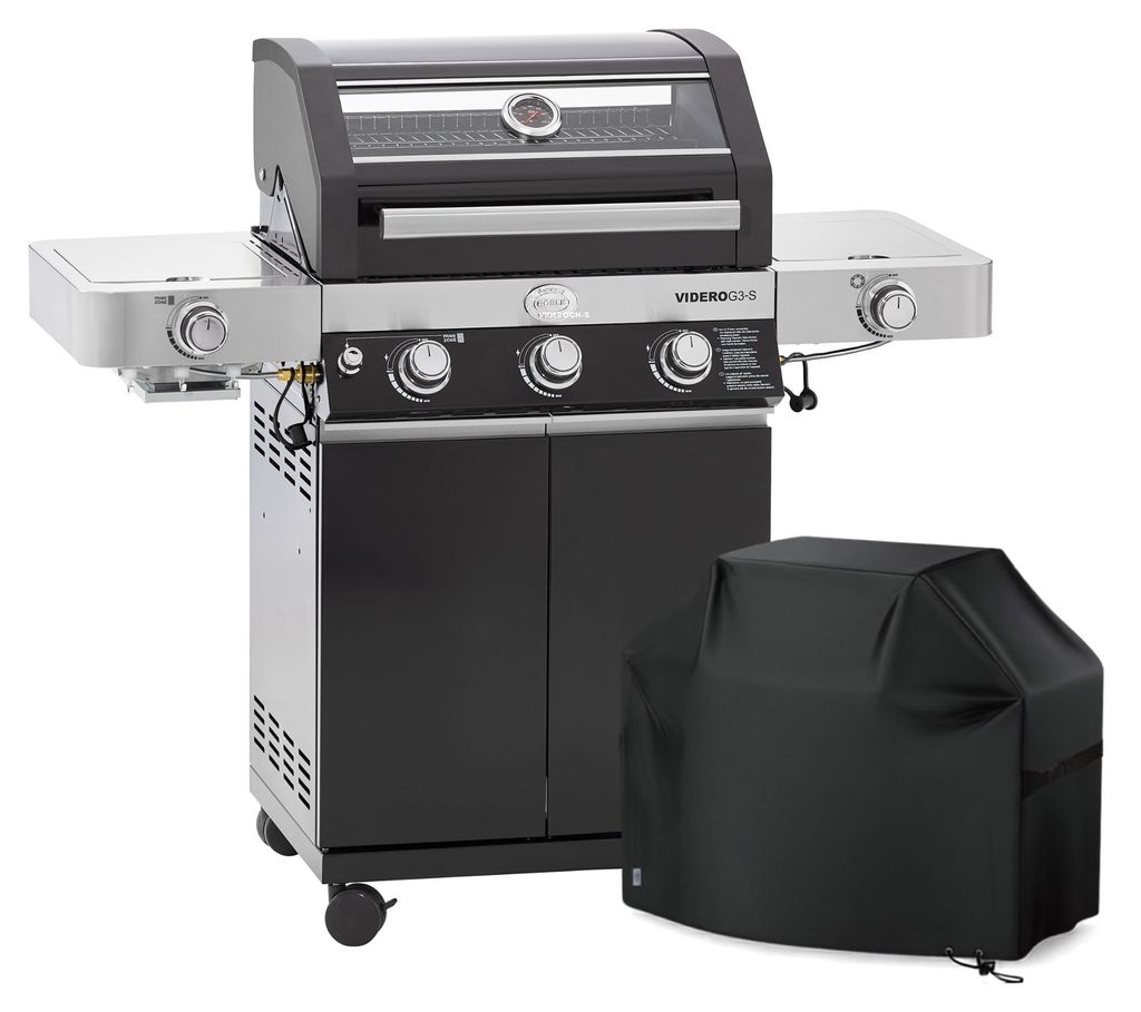 RÖSLE BBQ Gasgrill Videro G3-S Primezone Seitenbrenner Produktbild  KI-generiertes Bild
