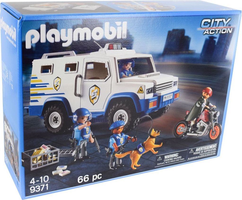 PLAYMOBIL 9371 City Action Geldtransporter Produktbild 4