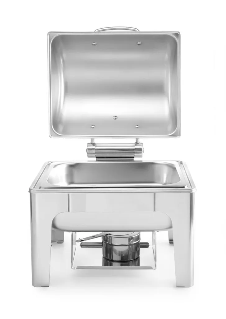 Chafing Dish Professionnel pour Buffet - Réchaud GN 1/2 Inox 4L - 5