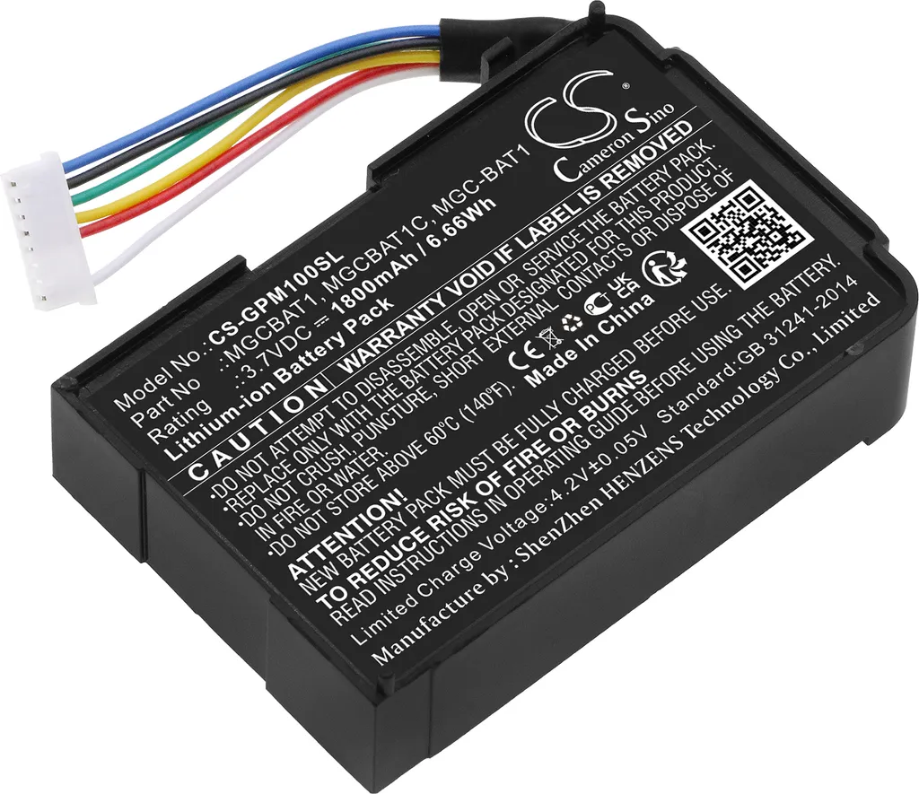 Batterie Li-ion pour Détecteur GasClip MGC - 6800mAh Longue Autonomie